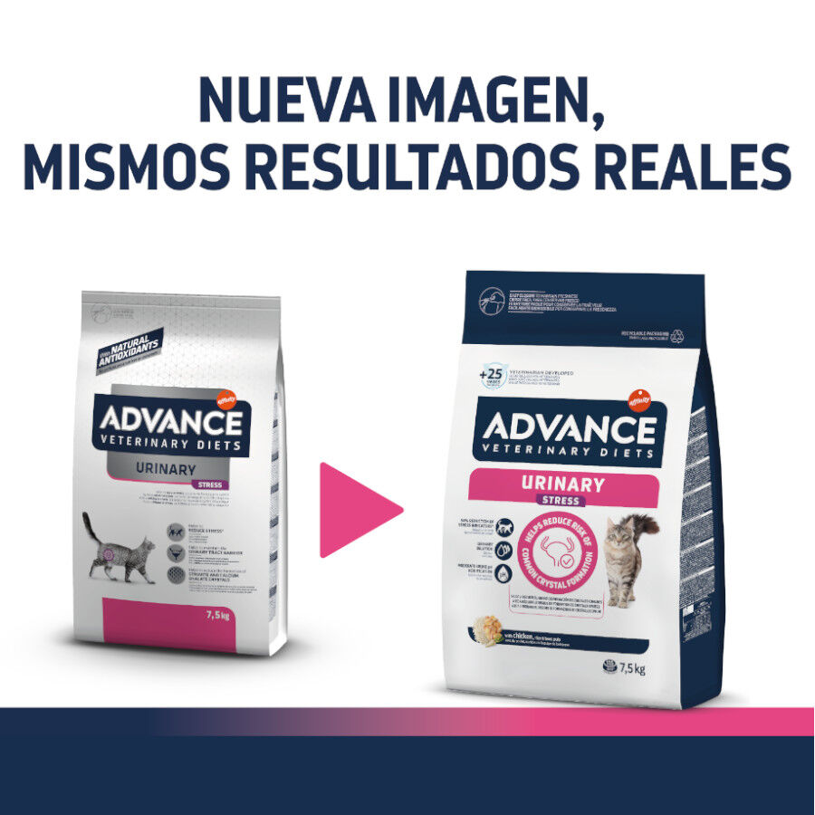 1.25 kg Advance Veterinary Diets Urinary Stress pienso para gatos, , large indicador imagen numero 2