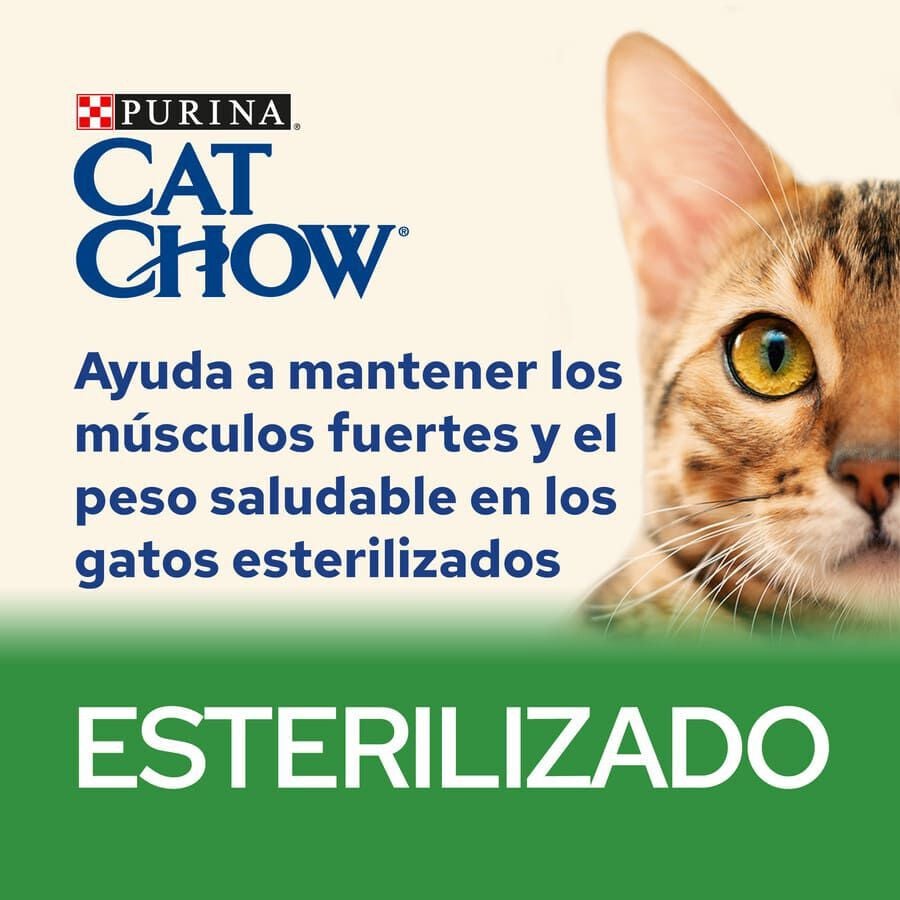 85 g Cat Chow Sterilised pollo sobre para gatos, , large indicador imagen numero 2