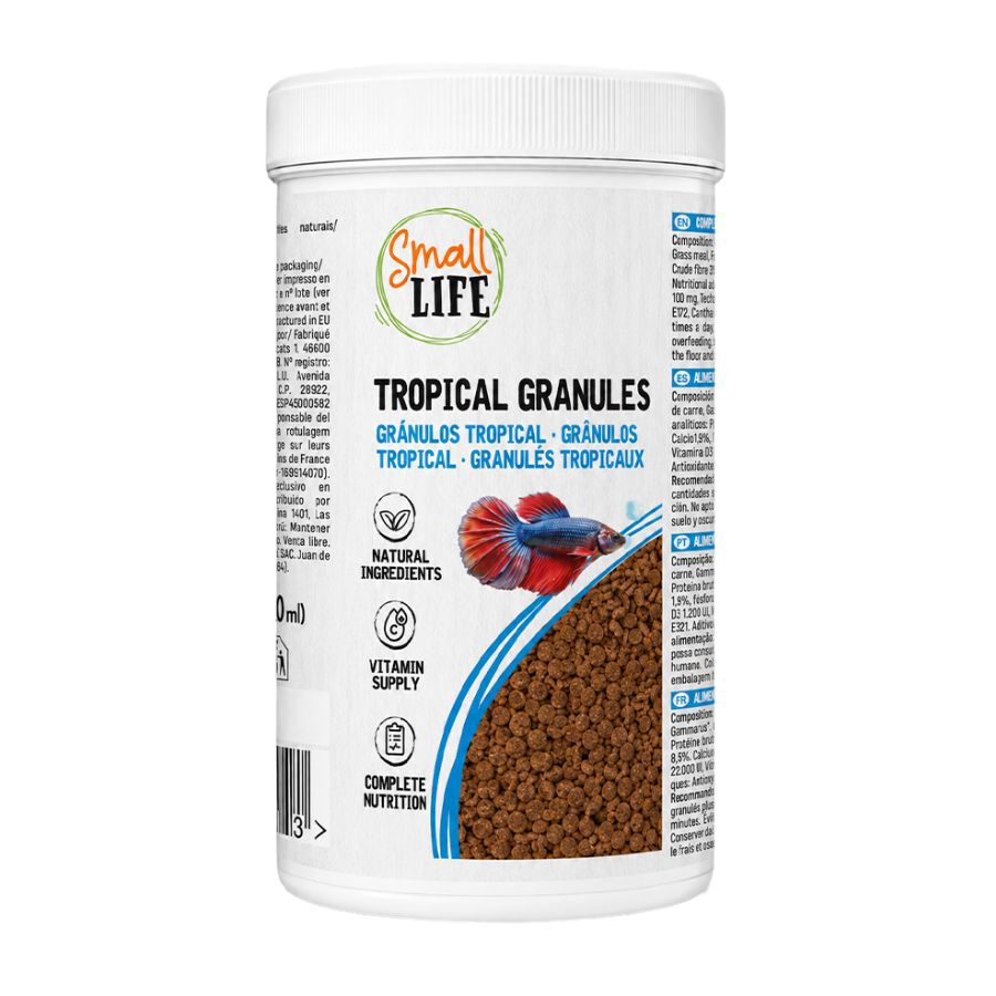 250 ml Small Life Gr&aacute;nulos Tropical Alimento para peces, , large Imagen numero 1