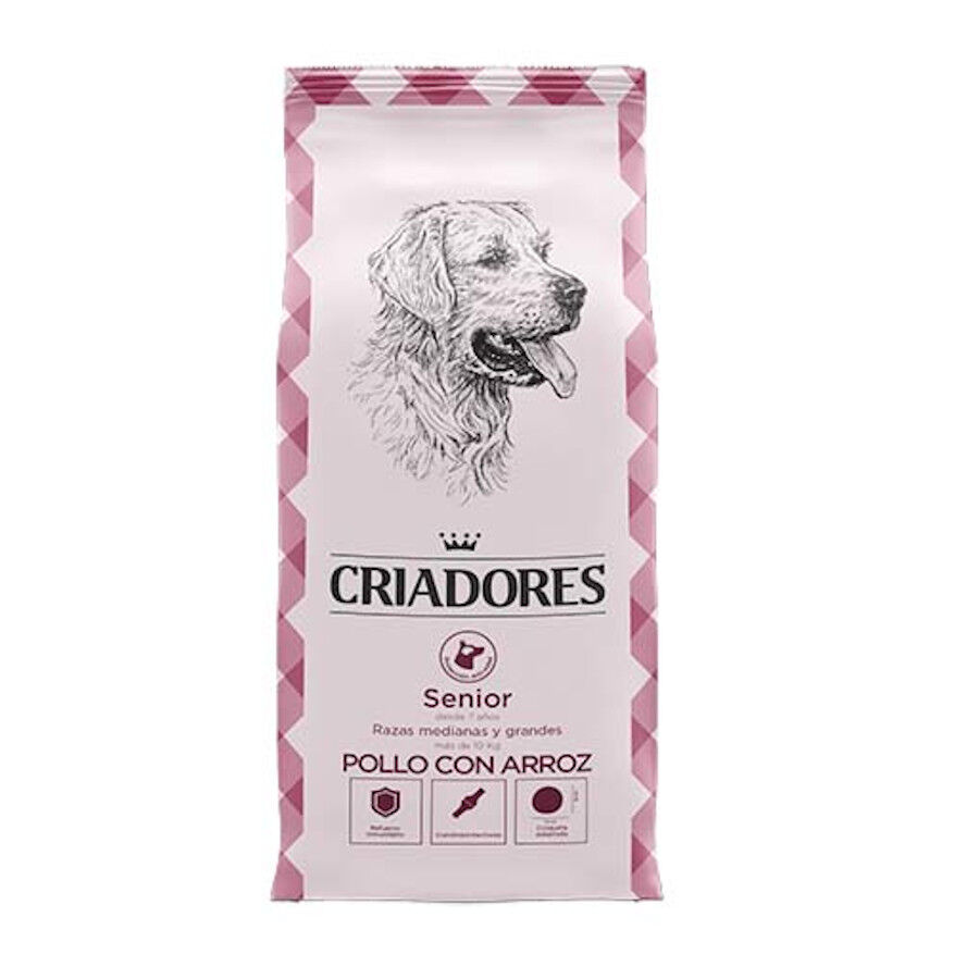15 kg Criadores Senior Pollo y Arroz pienso para perros de razas medianas y grandes, , large Imagen numero 1