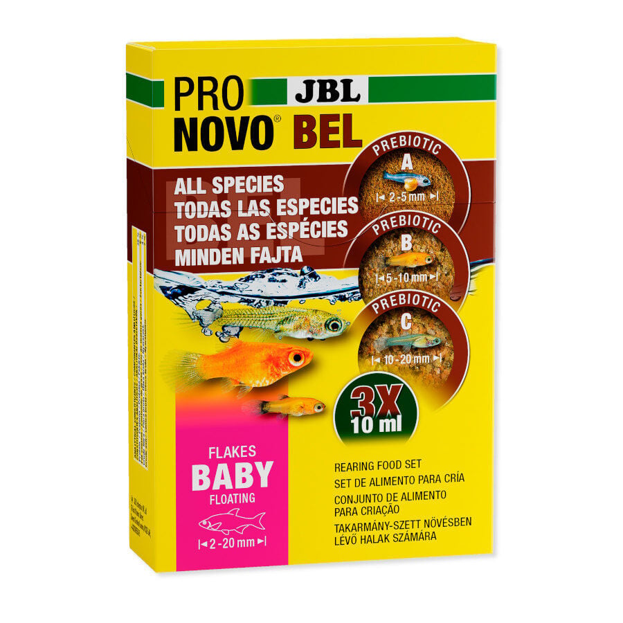 JBL Pronovo Bel Flakes Baby Set de alimento para cr&iacute;a para alevines de peces de acuario viv&iacute;paros, , large Imagen numero 1