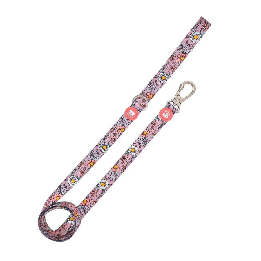 Dukier Correa Estampado Floral para perros