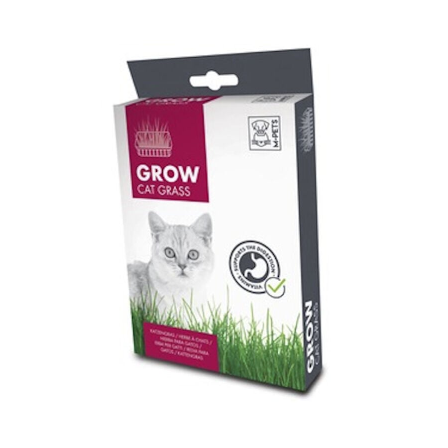 70 g M-Pets Hierba Grow con Vitaminas para gatos, , large Imagen numero 1