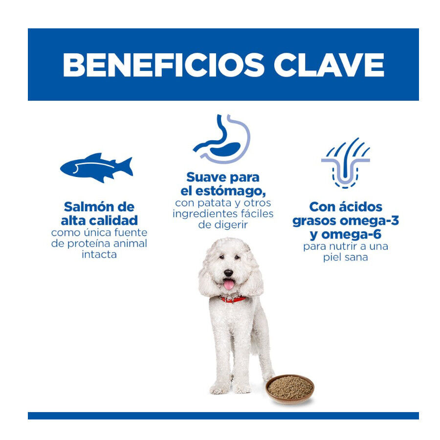 363 g Hill's Science Plan Hypoallergenic Alimento H&uacute;medo con Salm&oacute;n para Perros Adultos, , large indicador imagen numero 4
