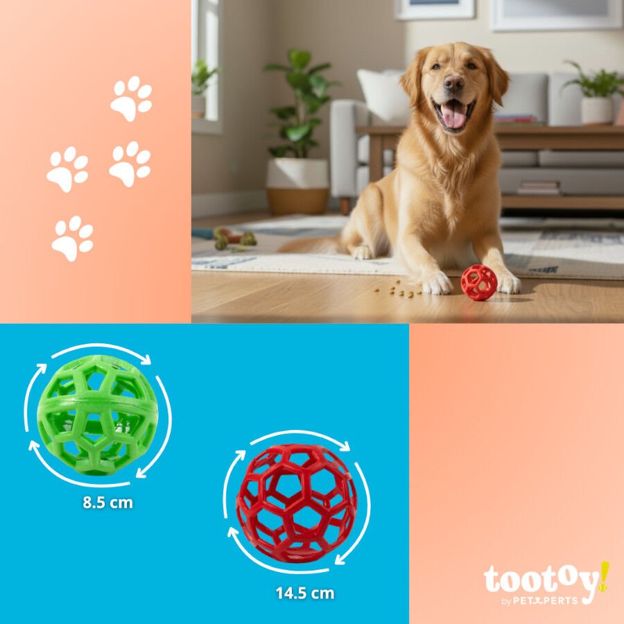 Tootoy! Pelota Easy Grip Hexagonal para perros, , large Imagen numero 4