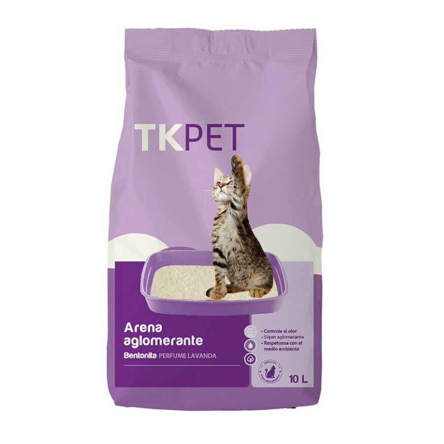 10 L TK-Pet Arena Aglomerante Bentonita y Lavanda para gatos, , large Imagen numero 1