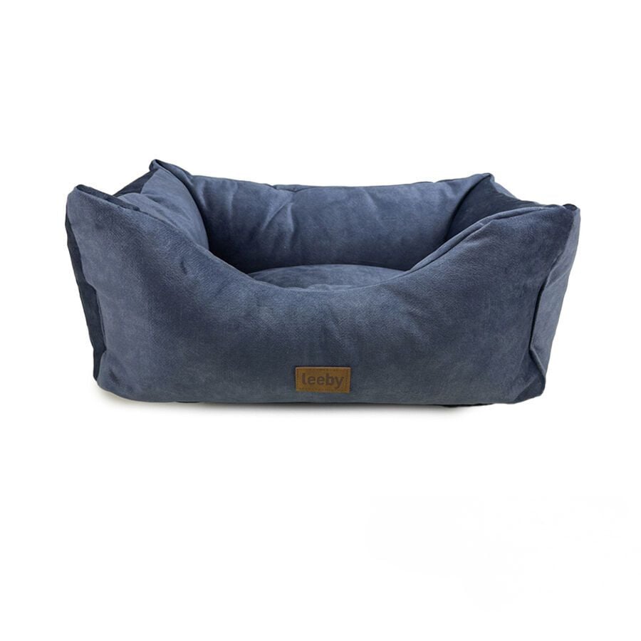 Leeby Cuna Impermeable y Desenfundable Azul Marino para perros, , large Imagen numero 1