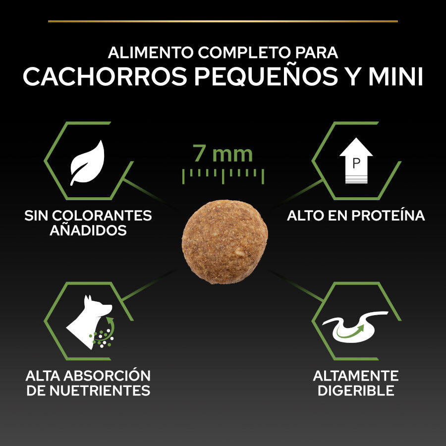 3 kg Pro Plan Puppy Small y Mini Pollo pienso para perros, , large indicador imagen numero 6