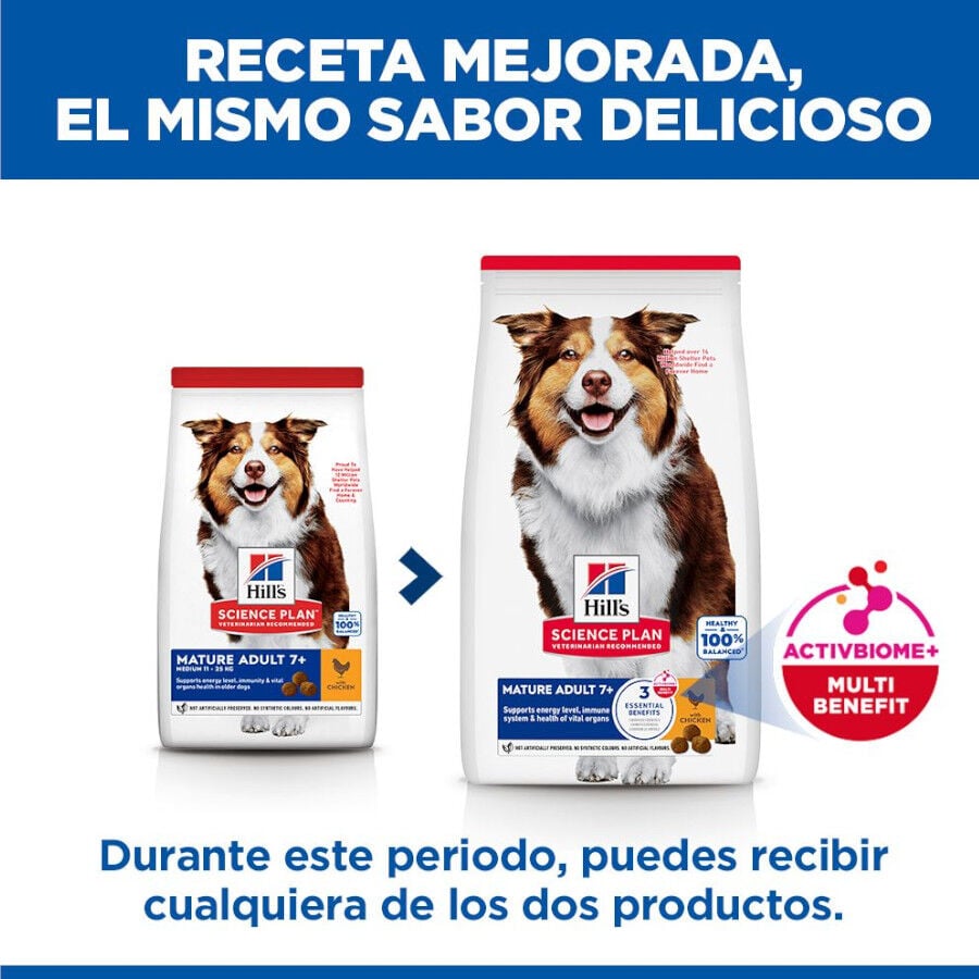 14 kg Hill's Science Plan Mature Adult Medium Pollo pienso para perros, , large Imagen numero 3