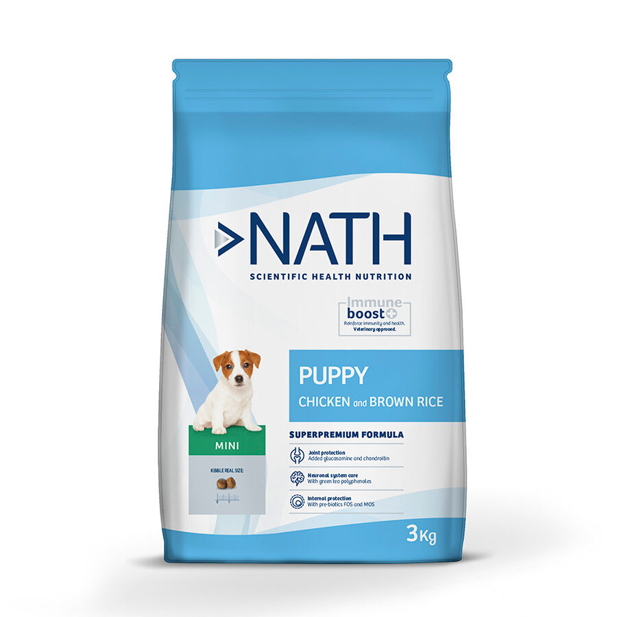 3 kg Nath Puppy Mini Pollo pienso para perros, , large indicador imagen numero 1