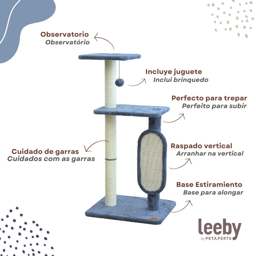 Leeby Voltaire torre rascador con juguete para gatos, , large Imagen numero 3