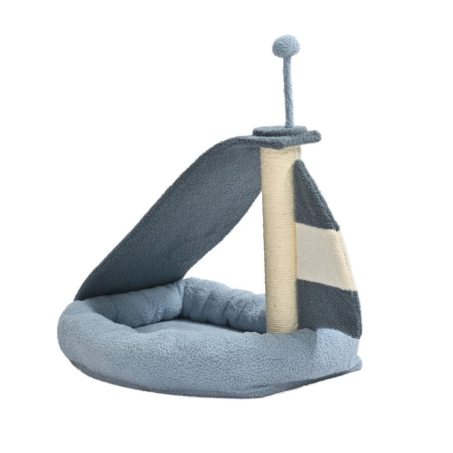 Leeby Koko rascador con cama y juguete para gatitos, , large indicador imagen numero 1