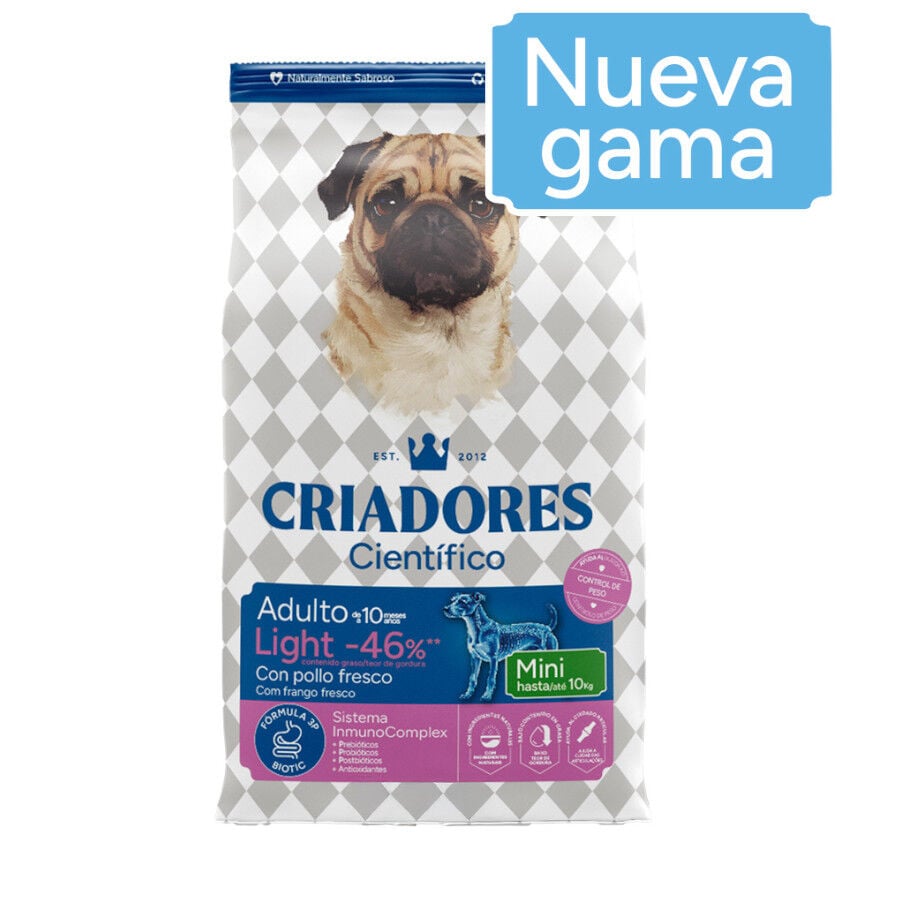 3 kg Criadores Cient&iacute;fico Light -46% contenido graso Adulto Mini Pienso Pollo para perros, , large Imagen numero 2