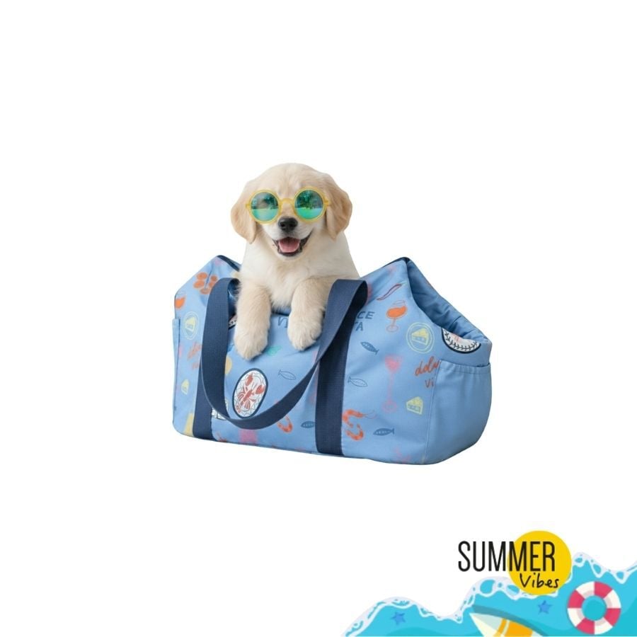 Summer Vibes Mochila Dolce Vita Azul para cachorros, , large Imagen numero 3