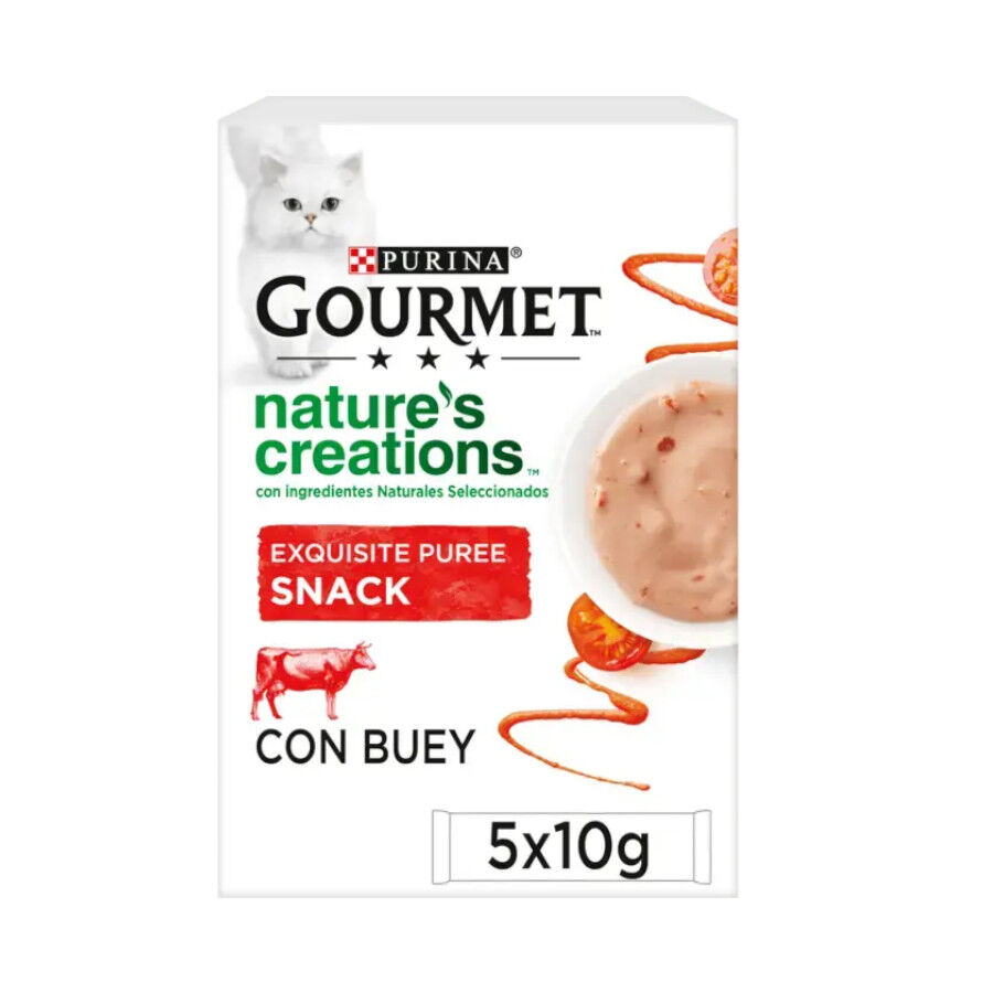 Gourmet Nature&rsquo;s Creations Snack H&uacute;medo de Buey para gatos
