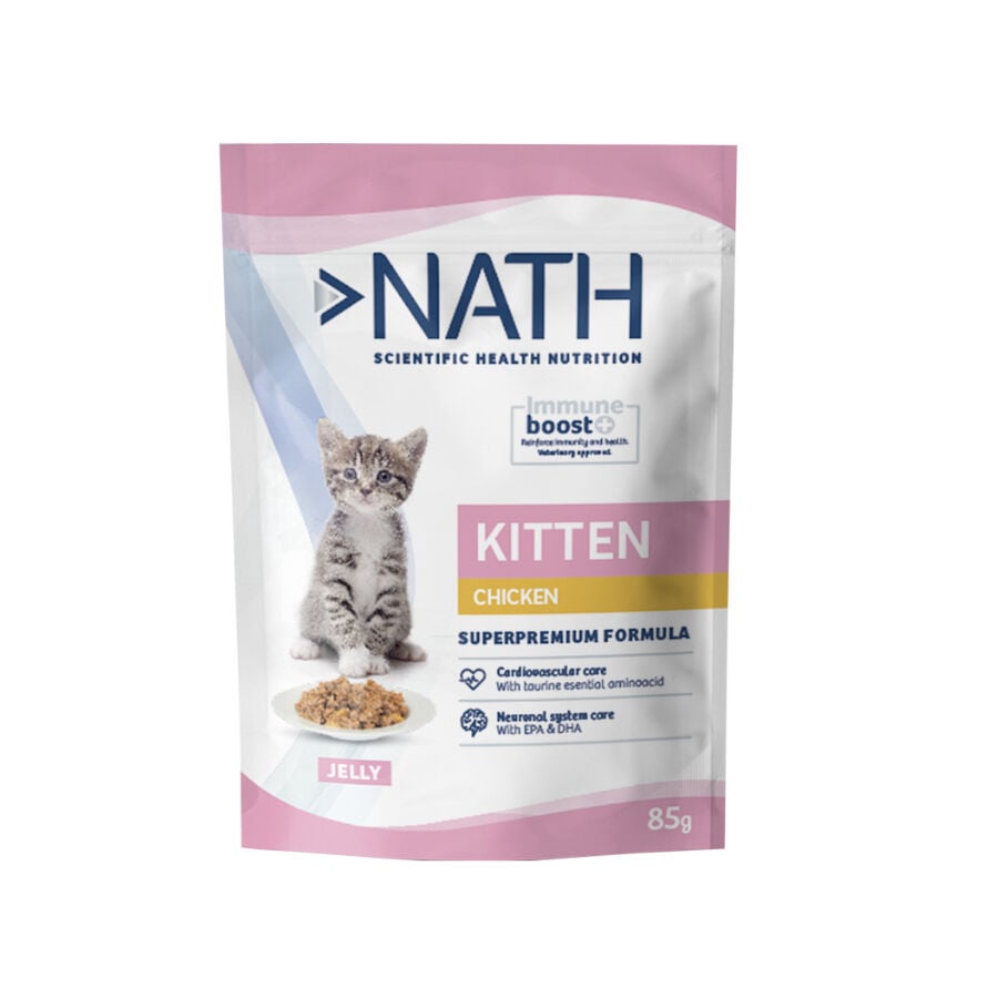 Nath Kitten Pollo en Gelatina sobre para gatos