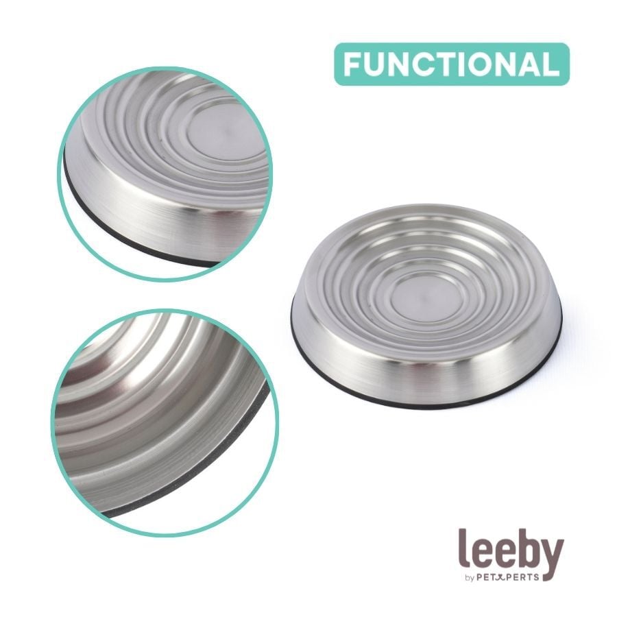 Leeby Comedero Acero Inoxidable para gatos, , large indicador imagen numero 3