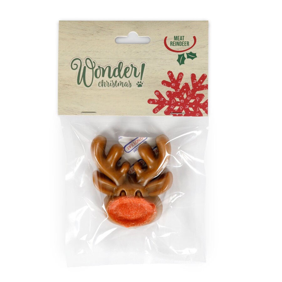 1 ud. Wonder Christmas Galleta Reno Navide&ntilde;a para perros, , large Imagen numero 3