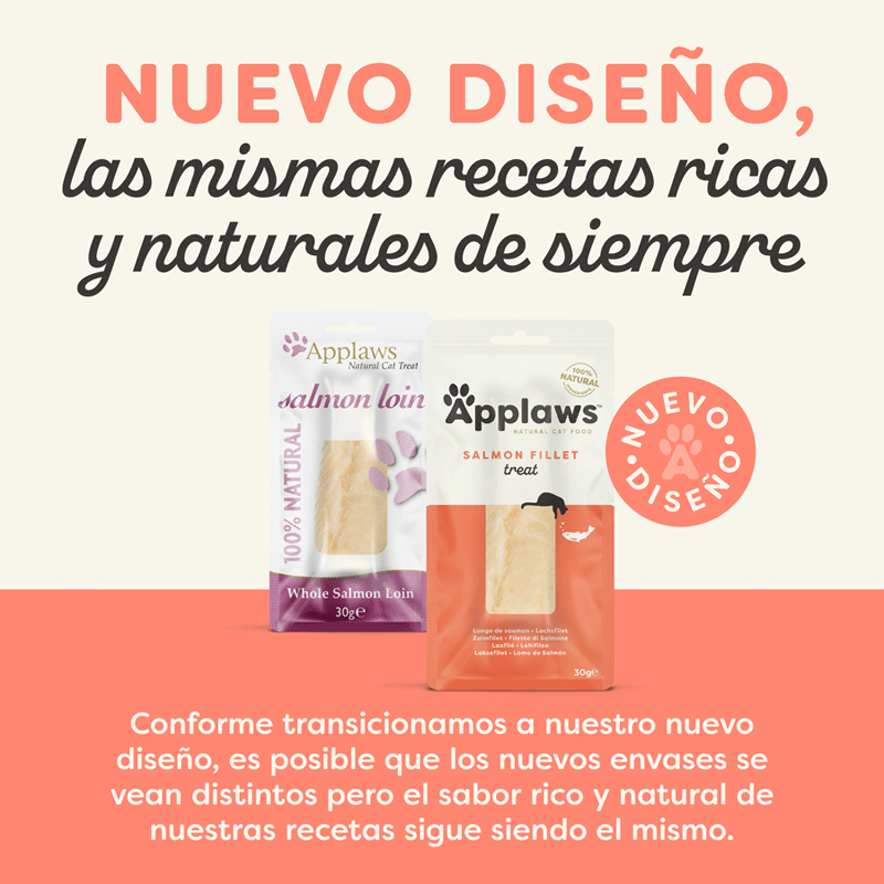 30 g Applaws Lomo de Salm&oacute;n snack para gatos, , large indicador imagen numero 2