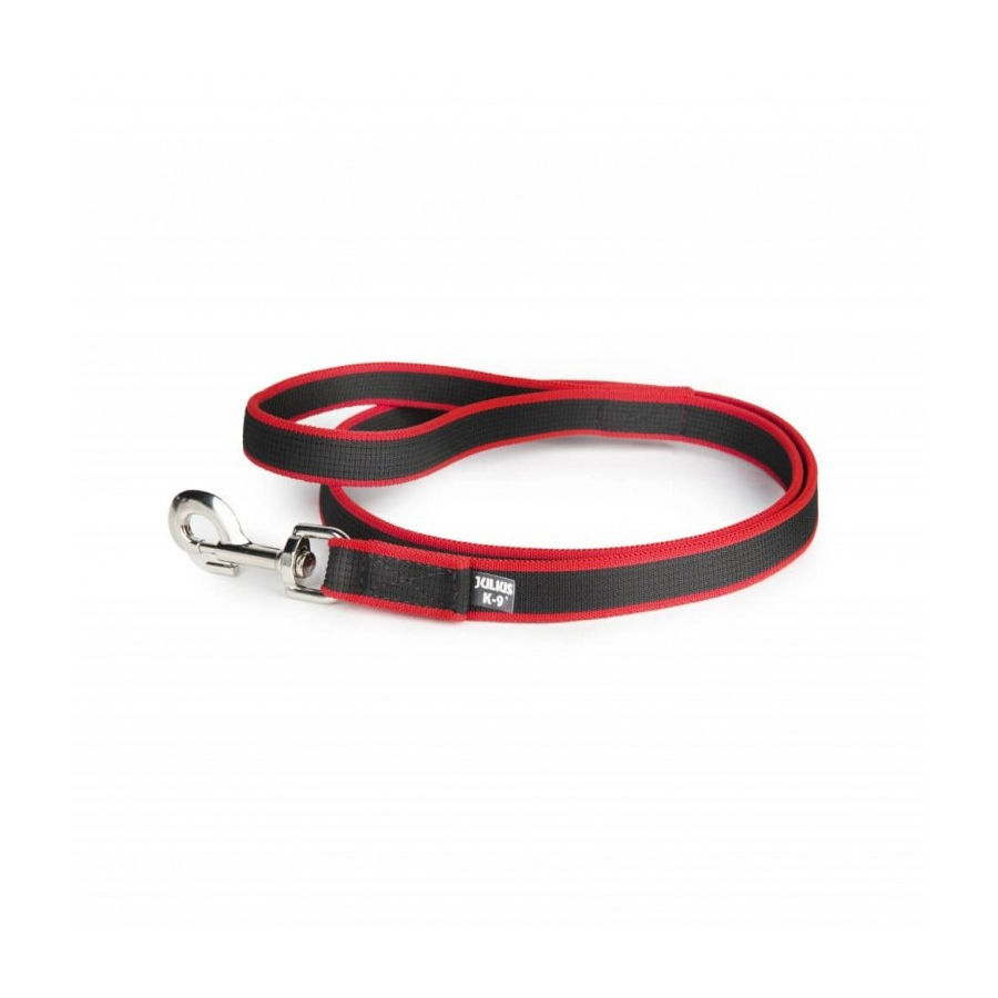Julius K-9 Correa El&aacute;stica Roja para perros