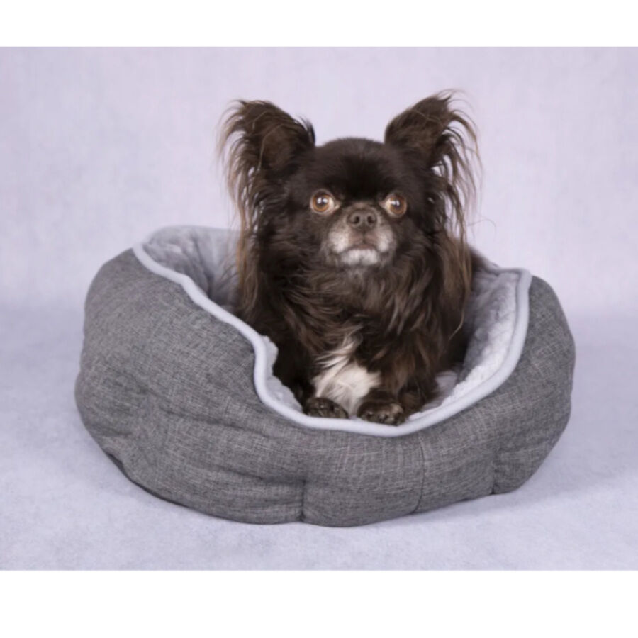 Flamingo Zupo Oct&oacute;gono Gris Oscuro cama para perros y gatos, , large Imagen numero 3