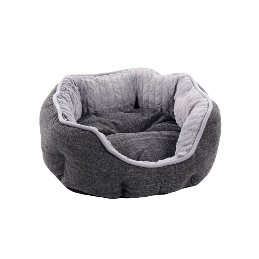 Flamingo Zupo Oct&oacute;gono Gris Oscuro cama para perros y gatos, , large indicador imagen numero 2