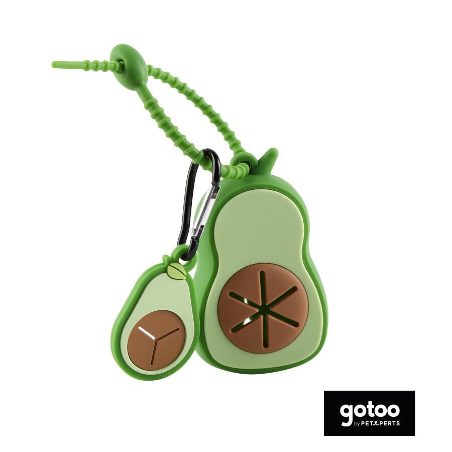 Gotoo Porta bolsas silicona avocado para perros, , large Imagen numero 2