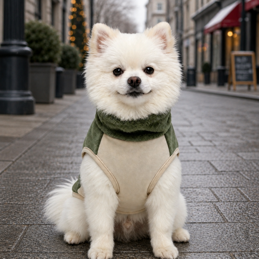 Gotoo Jersey Polar Verde para perros, , large indicador imagen numero 1