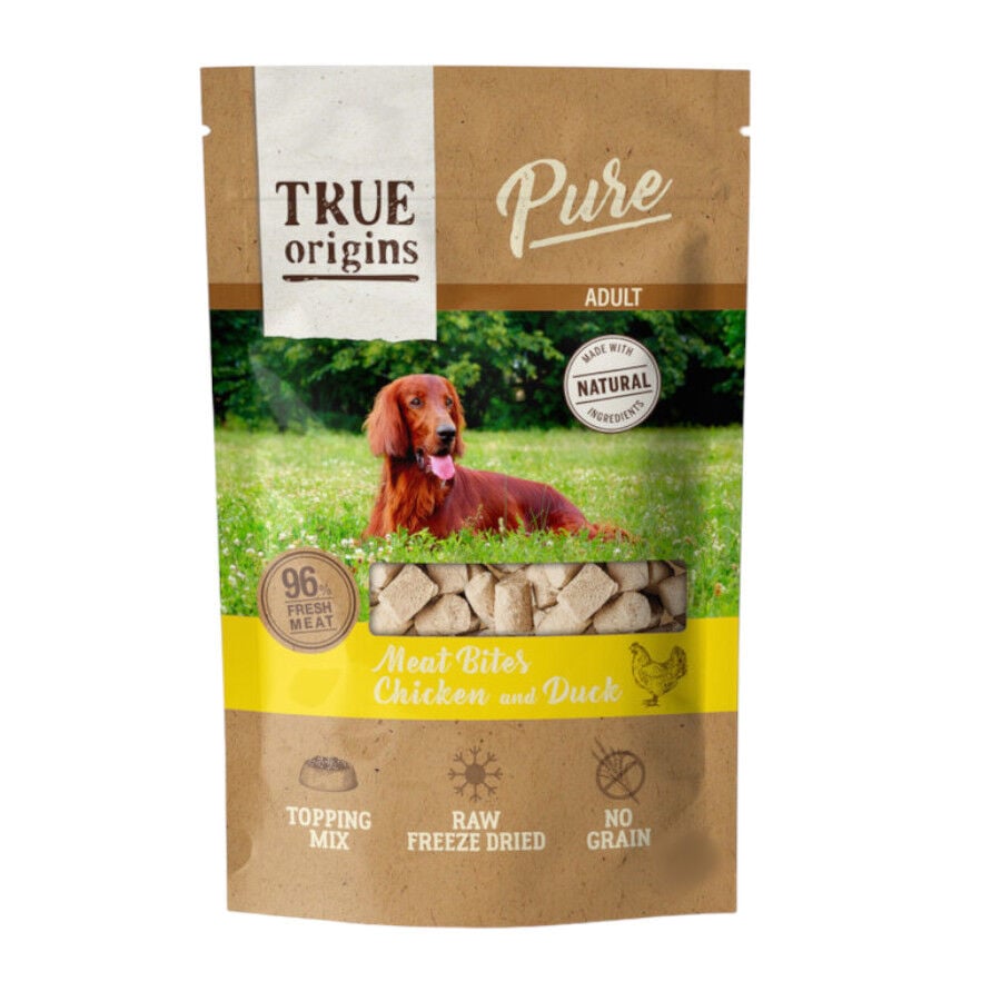 40 g True Origins Bocaditos Pure Adult Freeze Dried Pollo y Pato para perros, , large Imagen numero 1