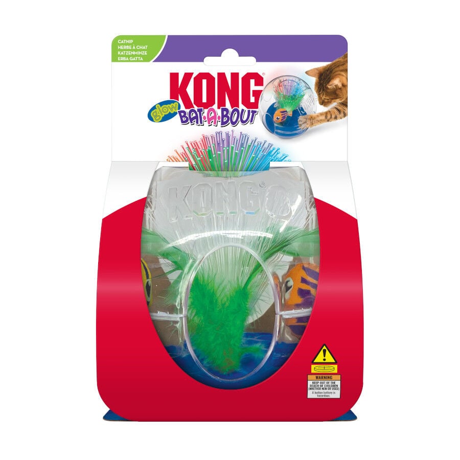 Kong Bat-A-Bout Glow Acuario Juguete Interactivo para gatos, , large Imagen numero 2