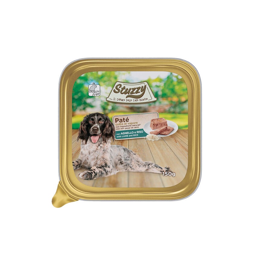 Stuzzy cordero con arroz tarrina para perros