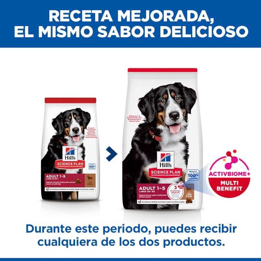 14 kg Hill's Science Plan Adult Large Cordero pienso para perros, , large Imagen numero 3
