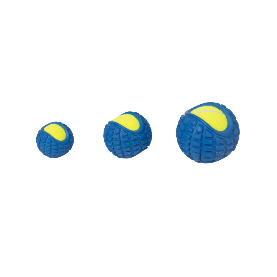 Tootoy! 2 in 1 tennis ball Blue Pelota de T&eacute;nis Azul para perros, , large Imagen numero 3