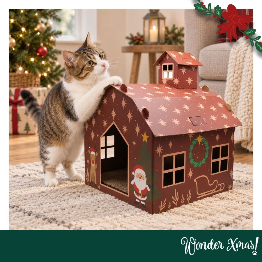 Wonder Christmas Casa Rascador Jengibre para gatos, , large Imagen numero 2