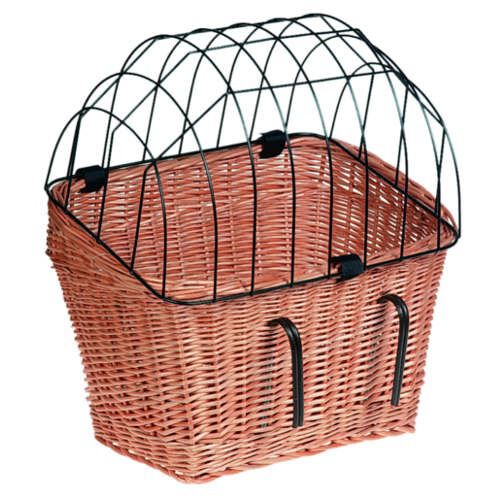 Flamingo mascotas cesta de mimbre para bicicleta Imagen numero 1