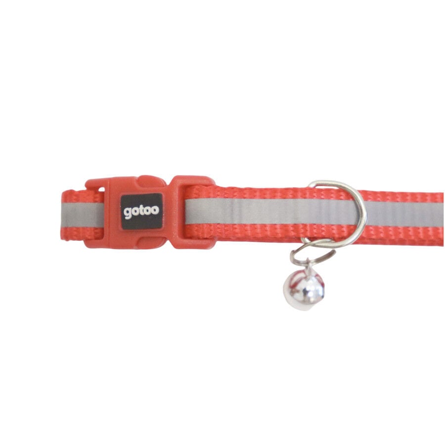Gotoo Collar reflectante rojo para gatos, , large Imagen numero 3