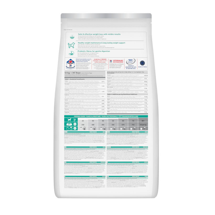 12 kg Hill's Science Plan Perfect Weight Adult Large Pollo pienso para perros, , large indicador imagen numero 8