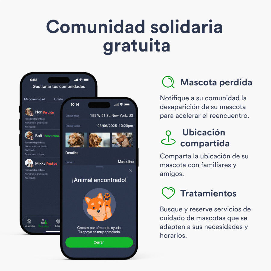 Trackimo Localizador GPS Petloc8 4G para perros y gatos, , large indicador imagen numero 9