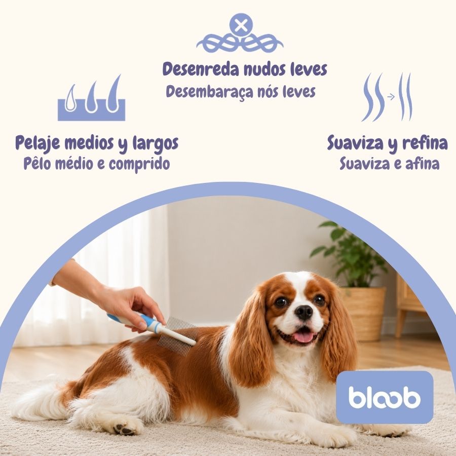 Bloob Peine Doble Cara para perros, , large indicador imagen numero 3