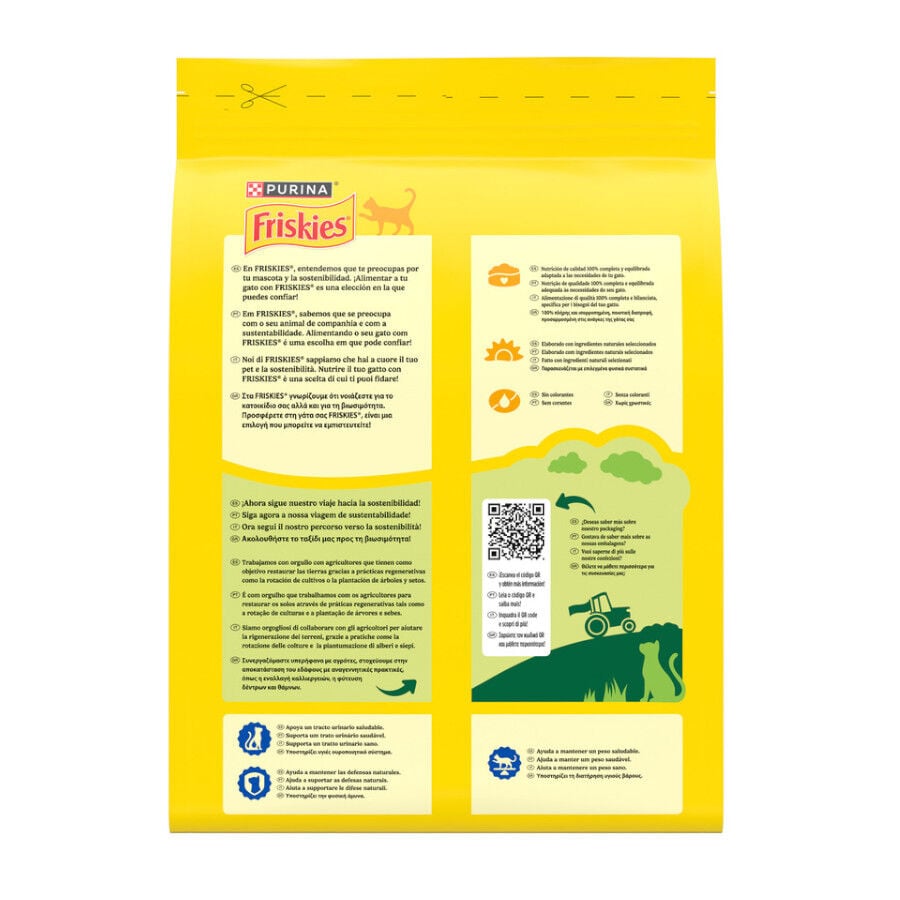 3 kg Friskies Sterilized Pollo y Pavo con Verduras pienso para gatos, , large indicador imagen numero 8