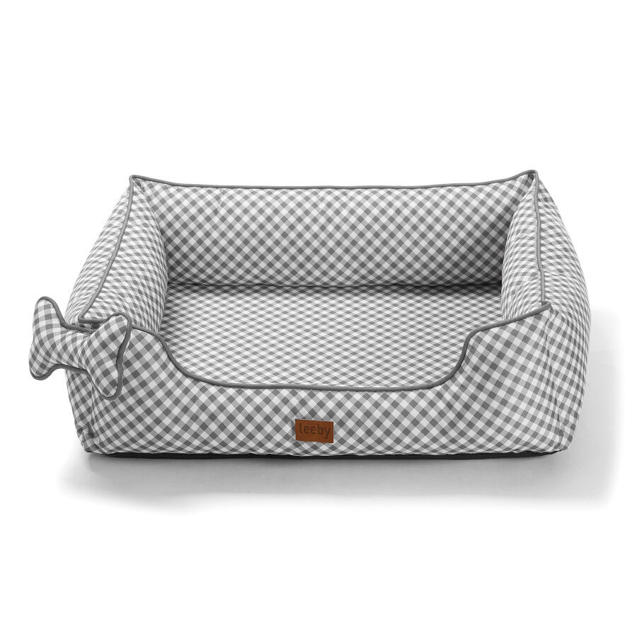 Leeby cama viscoel&aacute;stica vichy para perros, , large indicador imagen numero 1