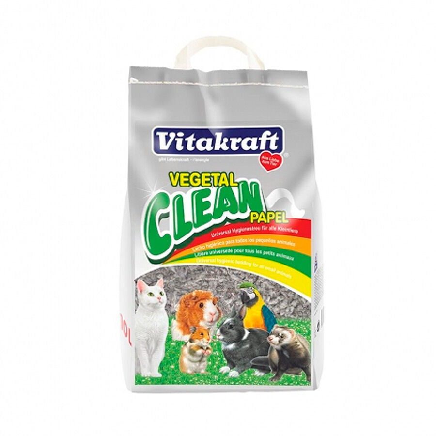 10 L Vitakraft Vegetal Clean Papel Lecho Vegetal para animales, , large Imagen numero 2