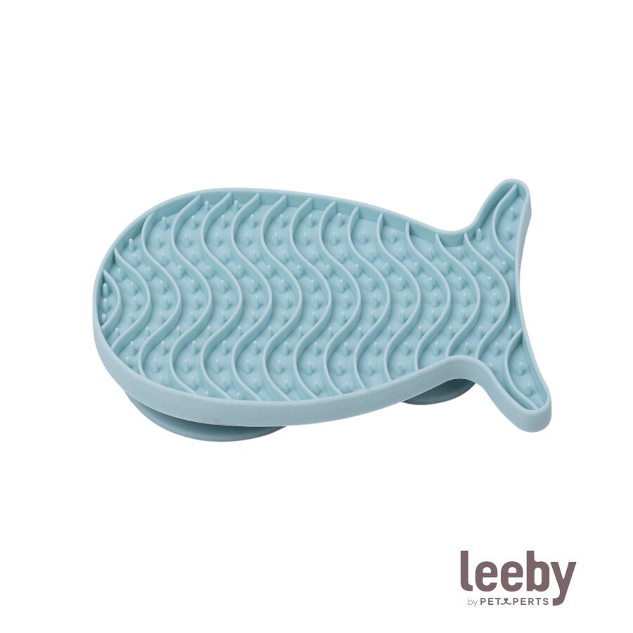 Leeby Alfombrilla de Lamer Pez Azul para gatos, , large indicador imagen numero 2