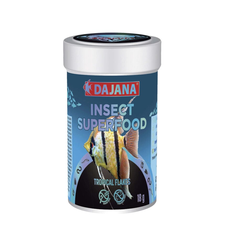 250 ml Dajana Insect Superfood Tropical Flakes alimento para peces, , large Imagen numero 1