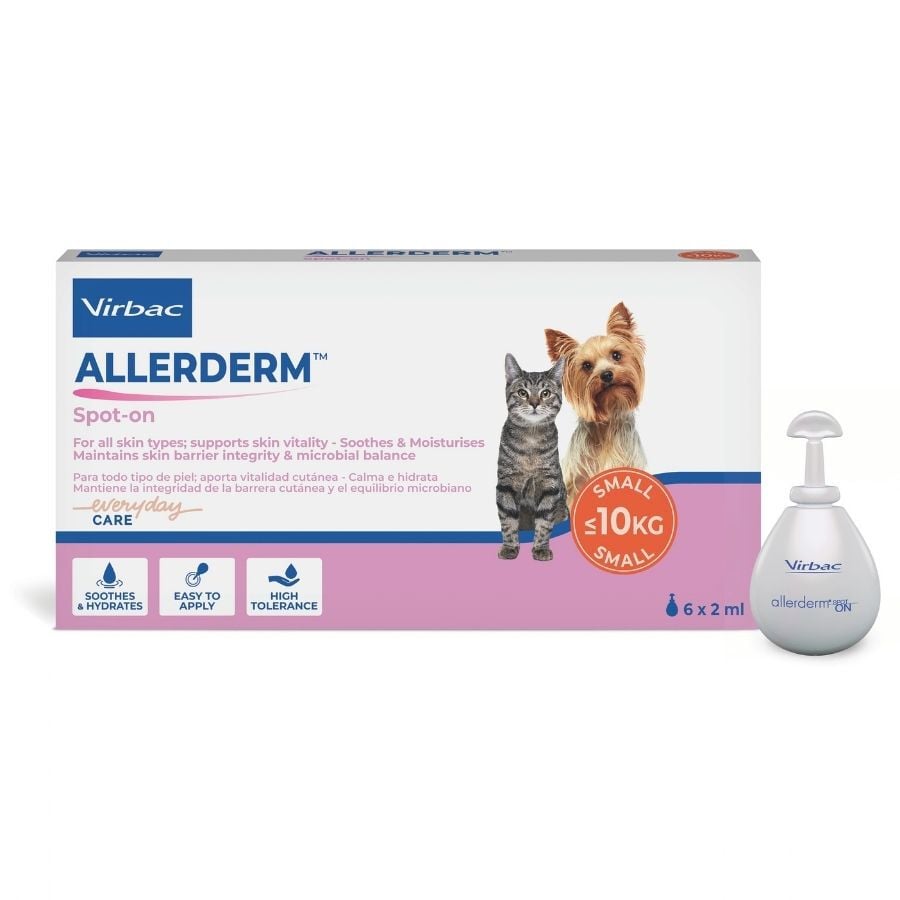 Virbac Allerderm spot on Pipetas dermatol&oacute;gicas para el cuidado de la piel Perros y Gatos., , large Imagen numero 1