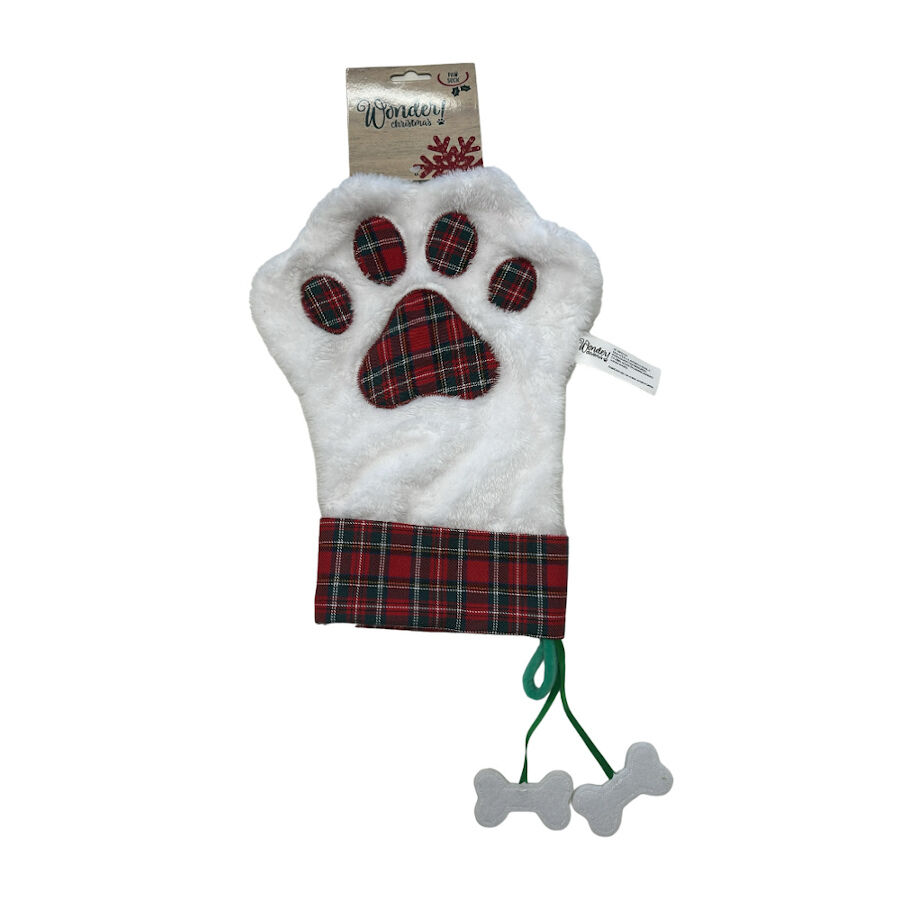 Wonder Christmas Paw Sock peluche navide&ntilde;o para perros