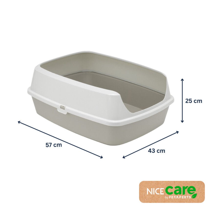 Nice Care Eco Bandeja Sanitaria Azul para gatos, , large Imagen numero 4