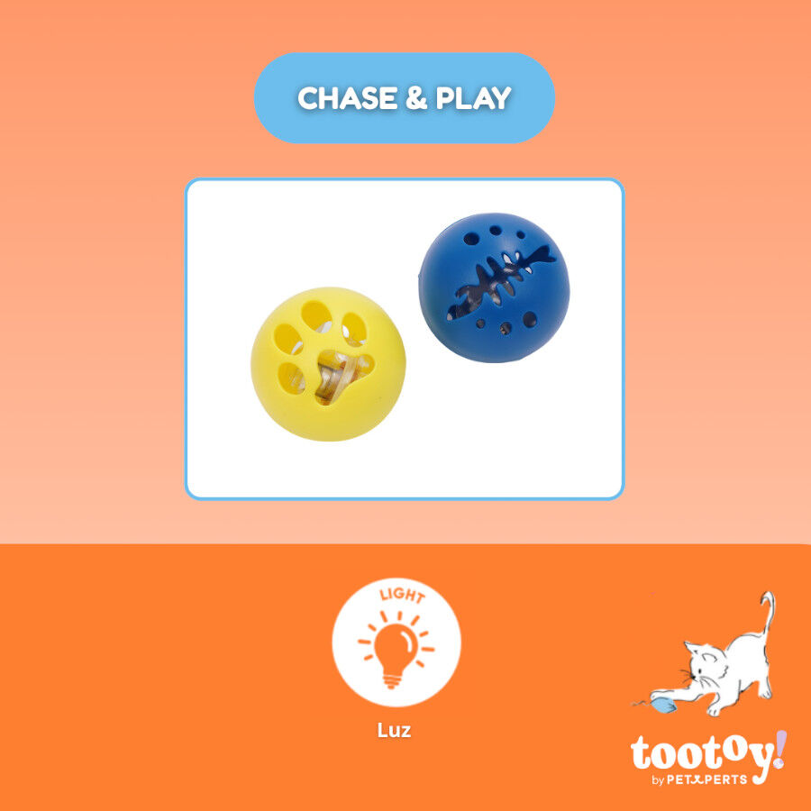 Tootoy! Pelotas Interactivas con Luces LED para gatos, , large Imagen numero 4