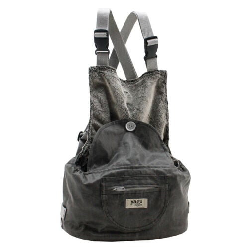 Yagu Fashion Dog bolso gris para perros y gatos Imagen numero 1