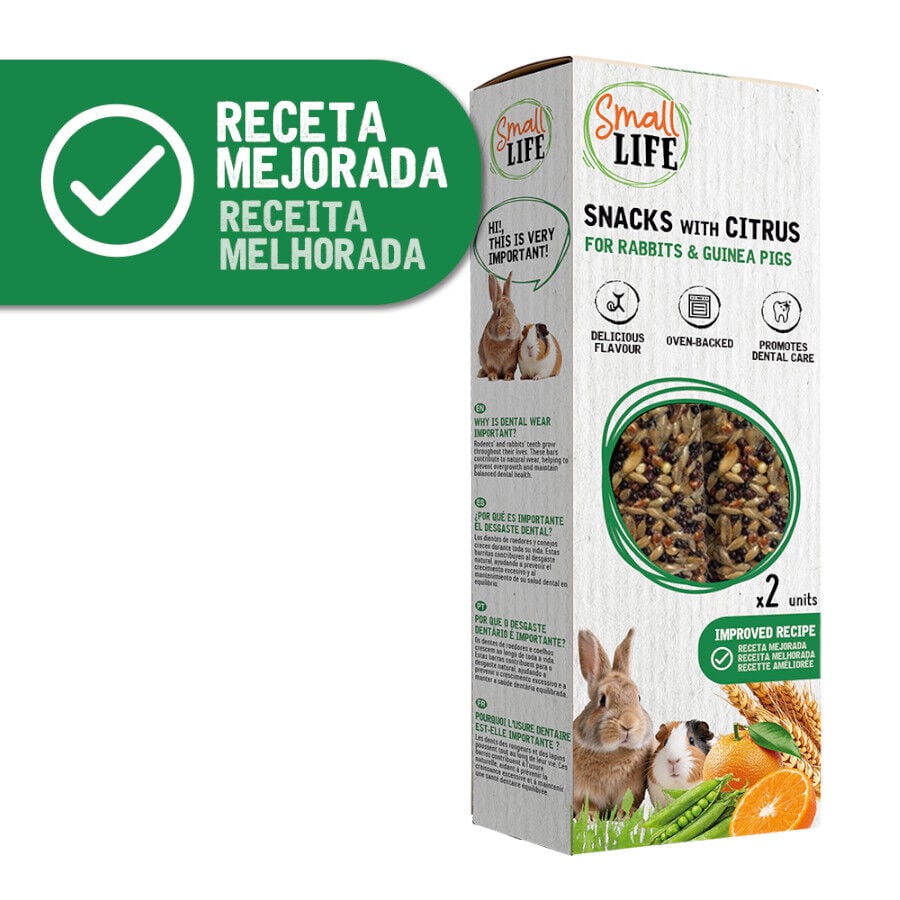 2 barritas Small Life Barritas Snack con C&iacute;tricos para conejos y cobayas, , large indicador imagen numero 2